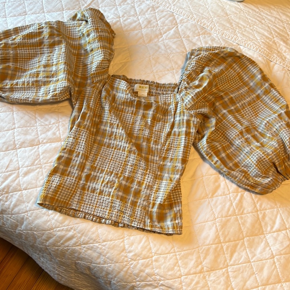 Anthropologie puff sleeve